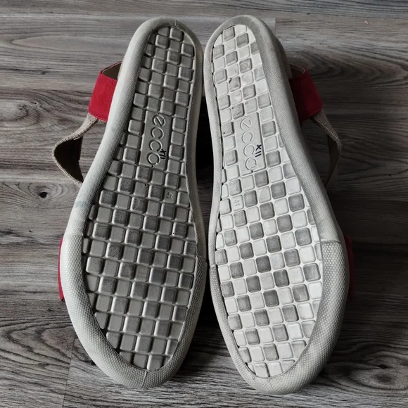 ECCO Damara Sandal Chile Red/Powder Size 41 US 10-10.5 - Picture 4 of 5